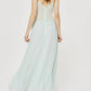 Topshop - Spot Twist V Neck Maxi