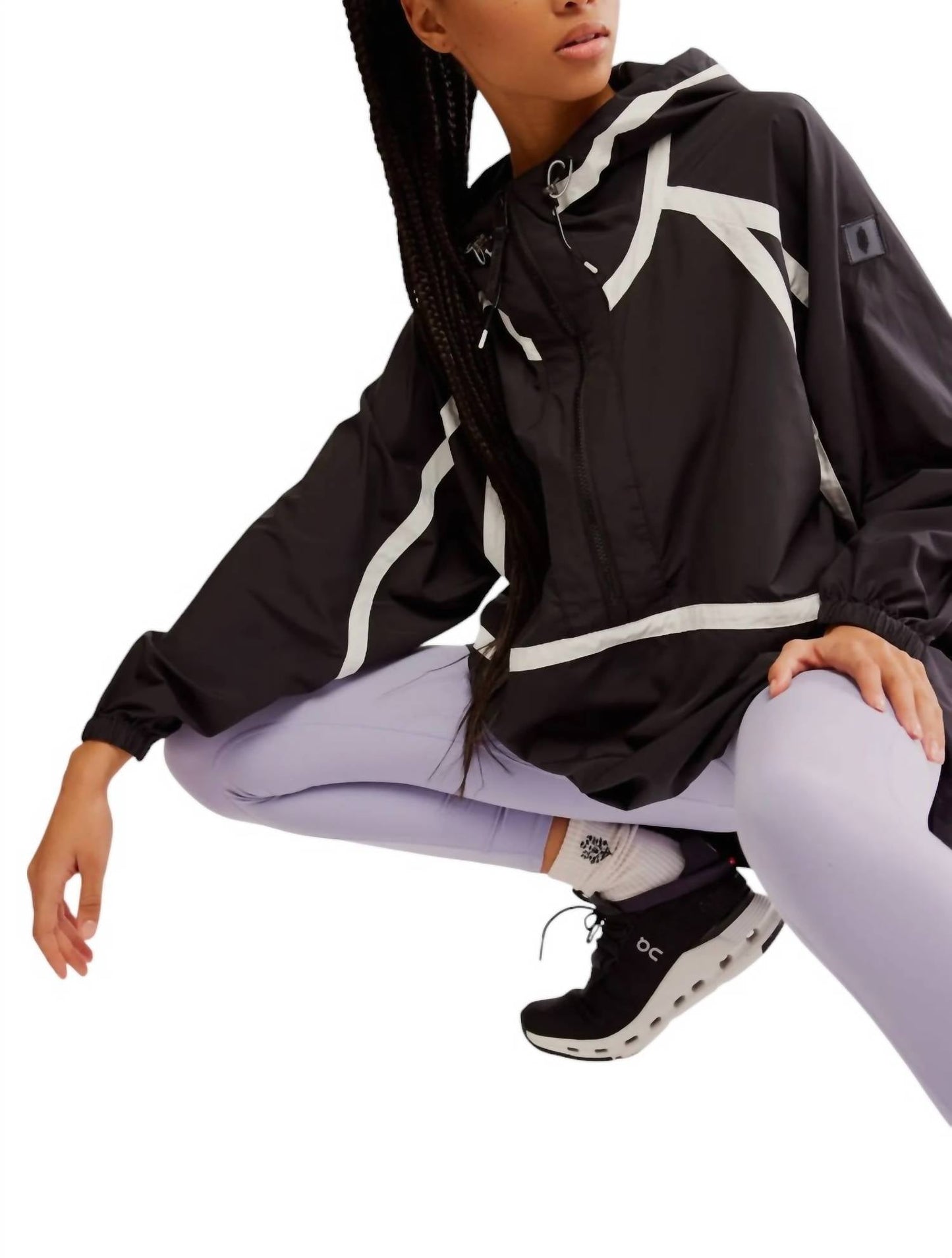 Free People - Cares Like The Wind Logo Jacket