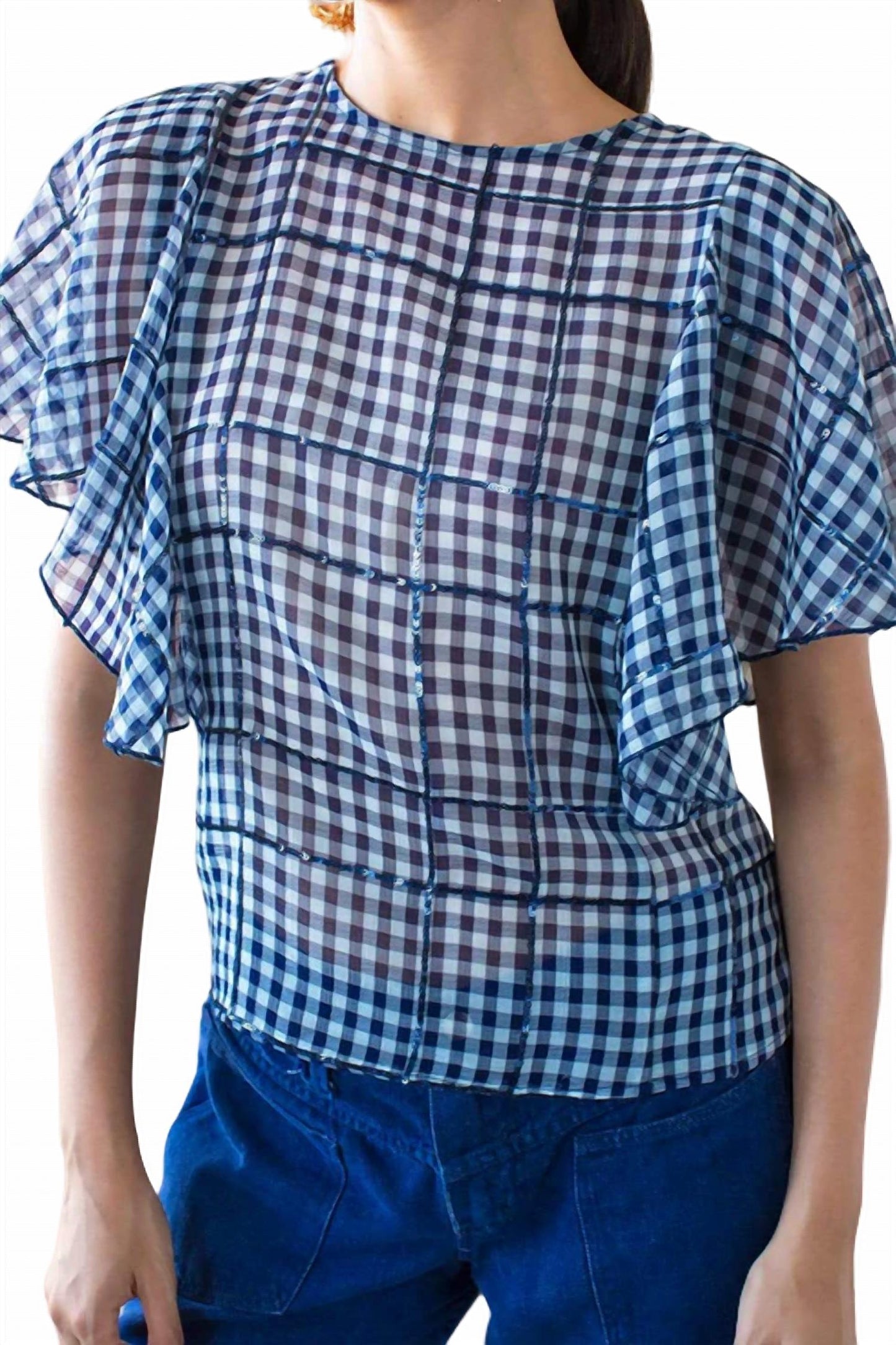 Eva Franco - Juniper Cape Sleeve Top