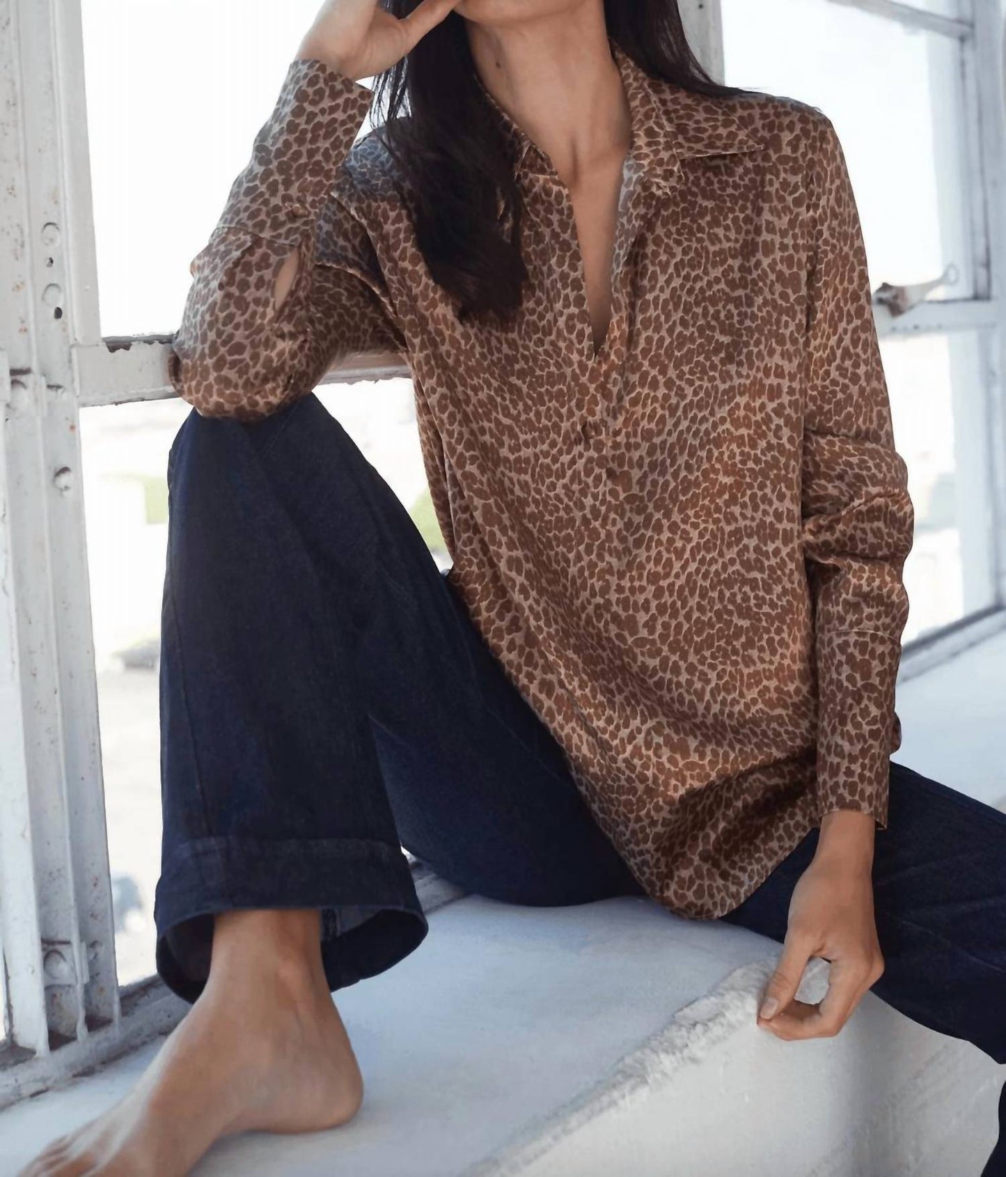 Catherine Gee - Women's Daria French Cuff Silk Blouse
