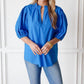 Caryn Lawn - Anna V Neck Top