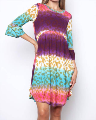 Coletivo Rack - Vestido Leopardo Ombré