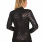 Frank Lyman - Animal Print Knit Blazer