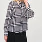 Joseph Ribkoff - Georgette Plaid Puff Sleeve Top