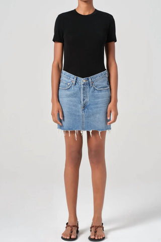 Agolde - V-waist Mini Skirt