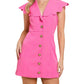 Tcec - Scalloped Detail Dress