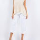 Paparazzi - Crochet Diamond Pattern Hi-Low Tank Top