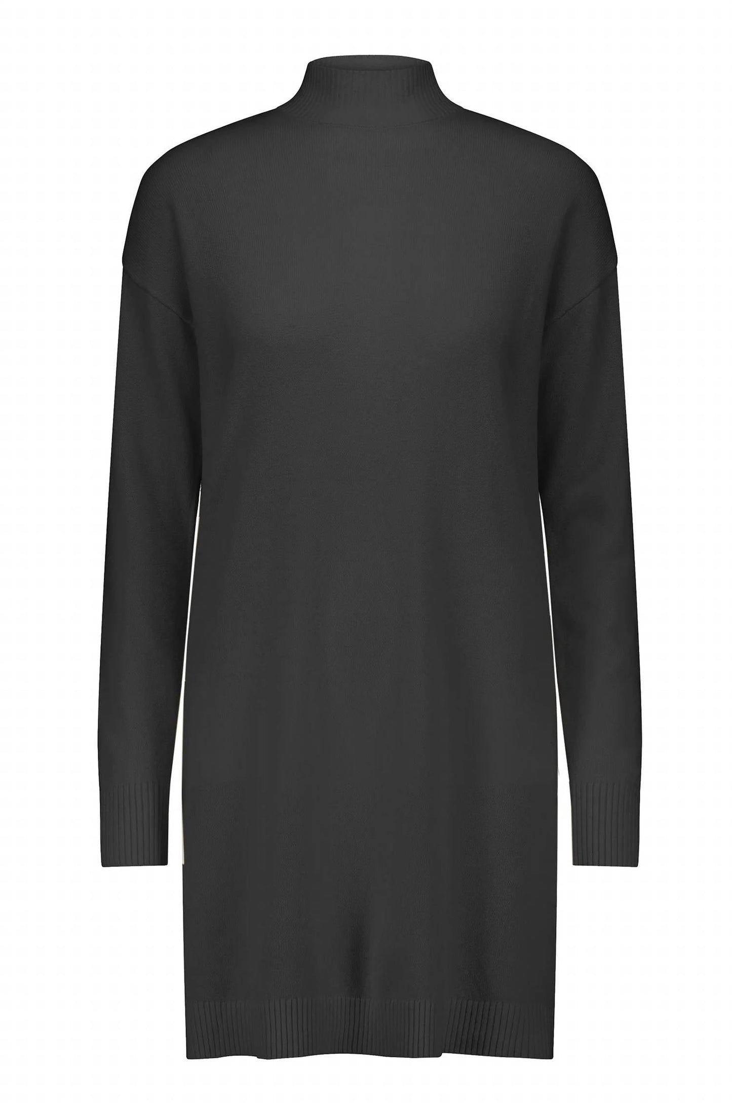 Minnie Rose - CASHMERE MOCK NECK MINI DRESS