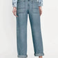 Frame - 90's Utility Loose Straight High Rise Jean