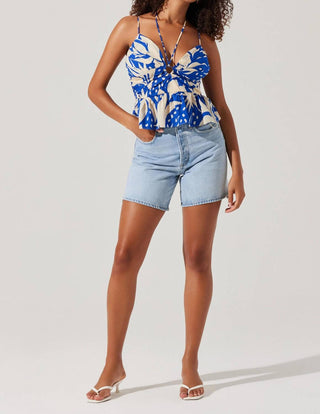 Astr - Blusa Azul Minka