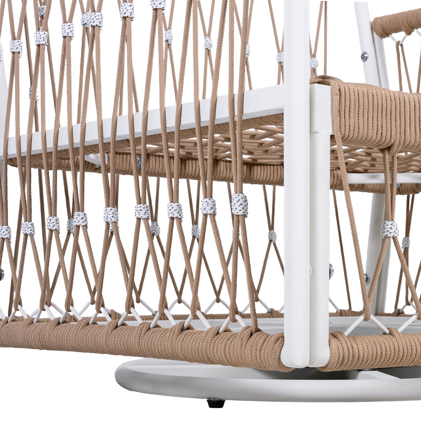 Set of 2 360° Swivel Bohemian Outdoor Lounge Chairs