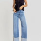 Risen - High Rise Wide Cuff Jeans