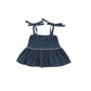 Omamimini - Baby Peplum Top with Ties