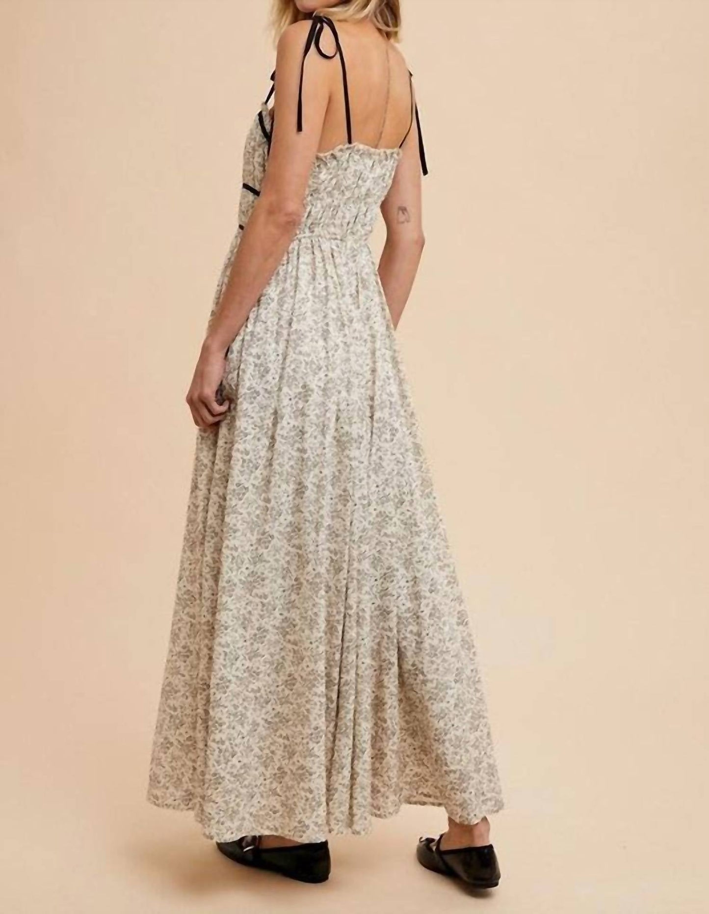 In-Loom - Vivian Contrast Trim Maxi Dress