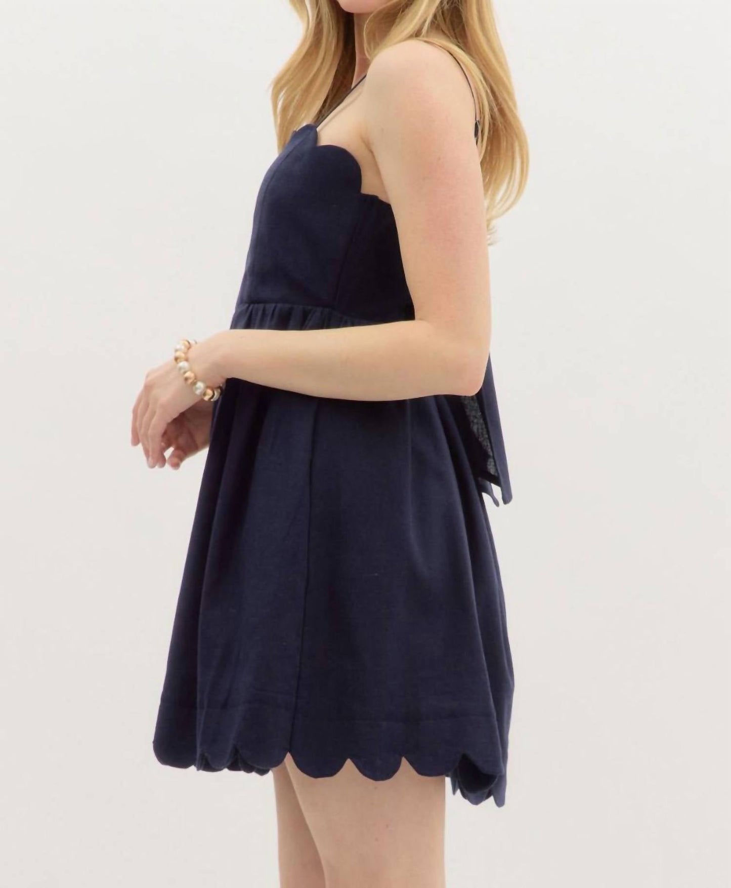Entro - Brooke Scalloped Back Bow Dress