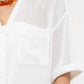 Blu Pepper - Jane Short Sleeve Mesh Camp Shirt