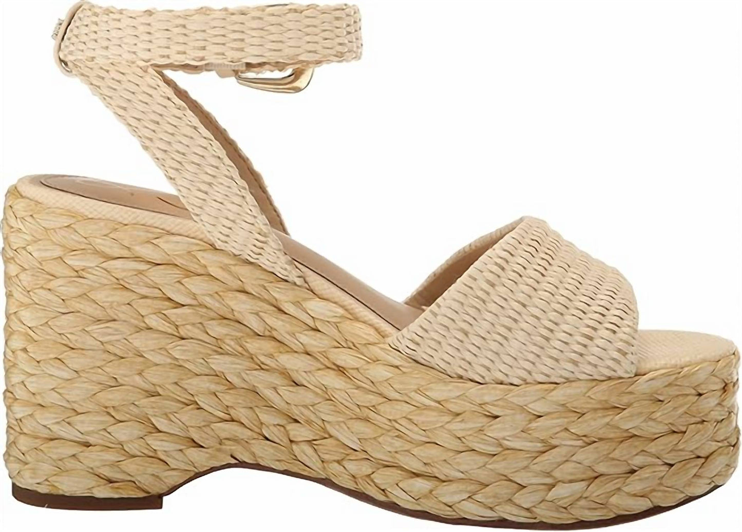 Sam Edelman - Women's April Ankle Strap Open Toe Fashion Wedge Heeled Sandals