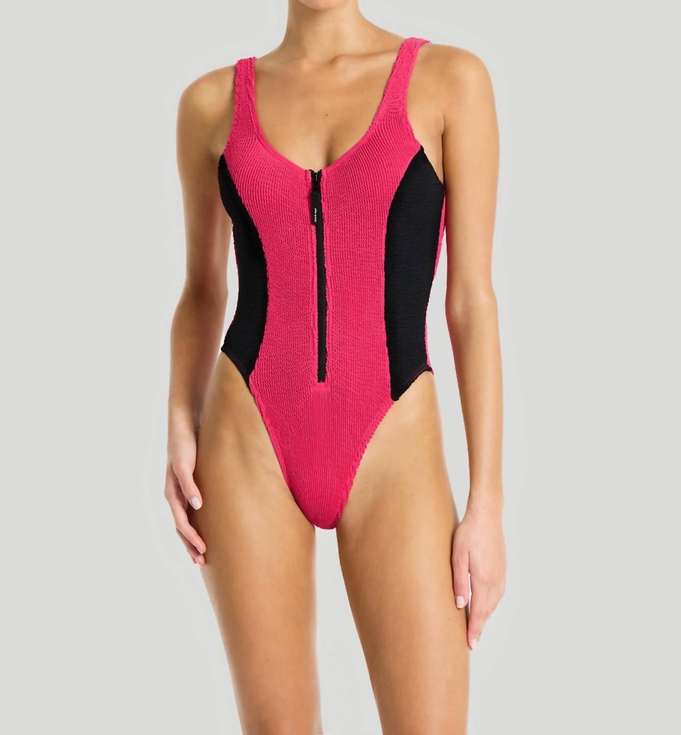 Bond-Eye - Splice Zip Front Mara One Piece Swimsuit