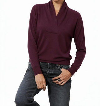 Bobi - Shawl Collar Sweatshirt