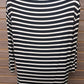A.Gain - Women's Boat Neck Striped Top