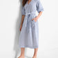Nic + Zoe - Double Gauze Mixed Stripe Dress