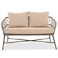 Bohemia-Inspired 4-Person Outdoor Seating Group With Removable Cushions