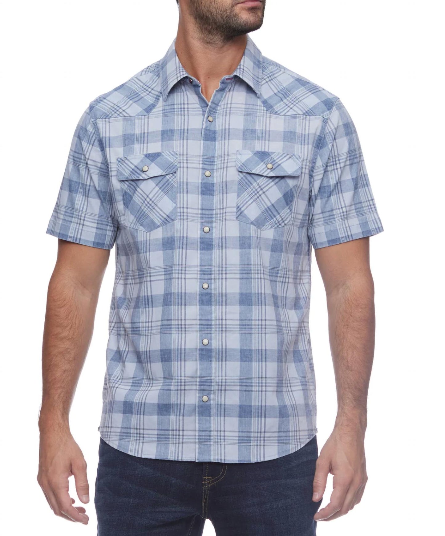 Flags & Anthem - BRENTWOOD SHORT SLEEVE VINTAGE WESTERN SHIRT