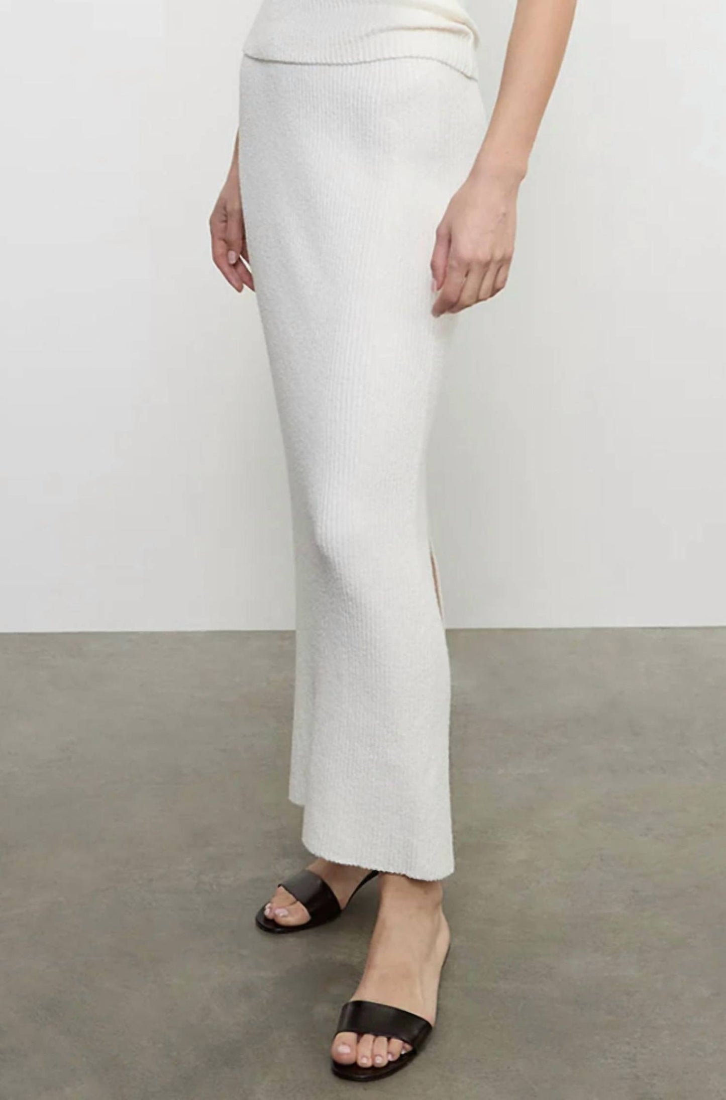 Enza Costa - Boucle Knit Maxi Skirt