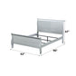 Louis Philippe Sleigh Style Bed