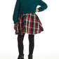 Andy & Evan - Girls Chenille Plaid Flannel Twofer Dress