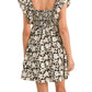 &Merci - Floral Flutter Sleeve Mini Dress