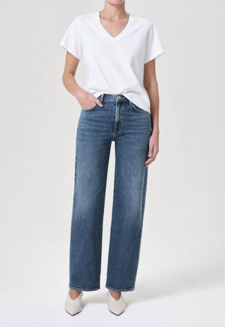 Agolde - Harper Mid Rise Straight Leg Jeans