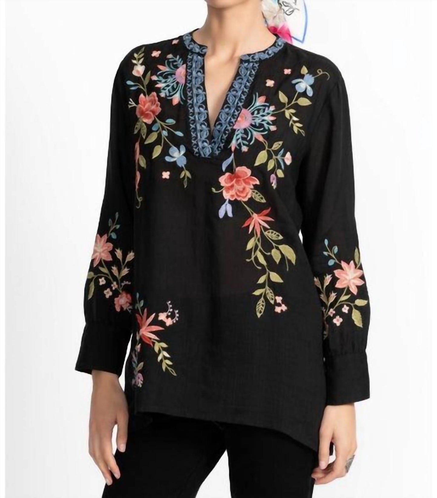 Johnny Was - KAMIKO HENLEY VOYAGER TUNIC