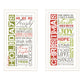 Trendy Decor 4U 2-Piece Vignette “Happy Holidays” Black Framed Wall Art by Marla Rae