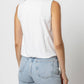 Lilla P - Sleeveless Faux Wrap Top