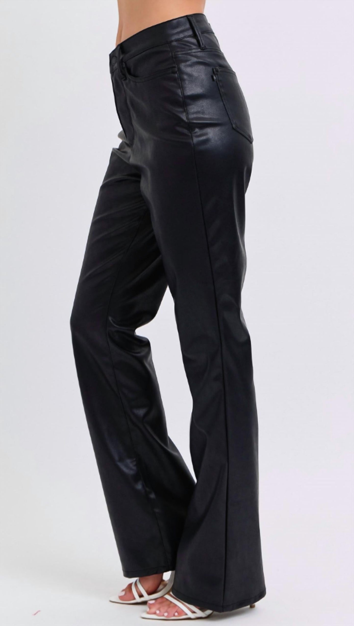 Judy Blue - Faux Leather Bootcut Pants