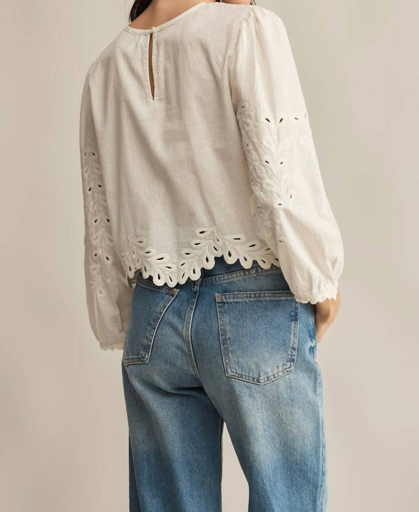 Z Supply - Ambroise Embroidered Linen Top