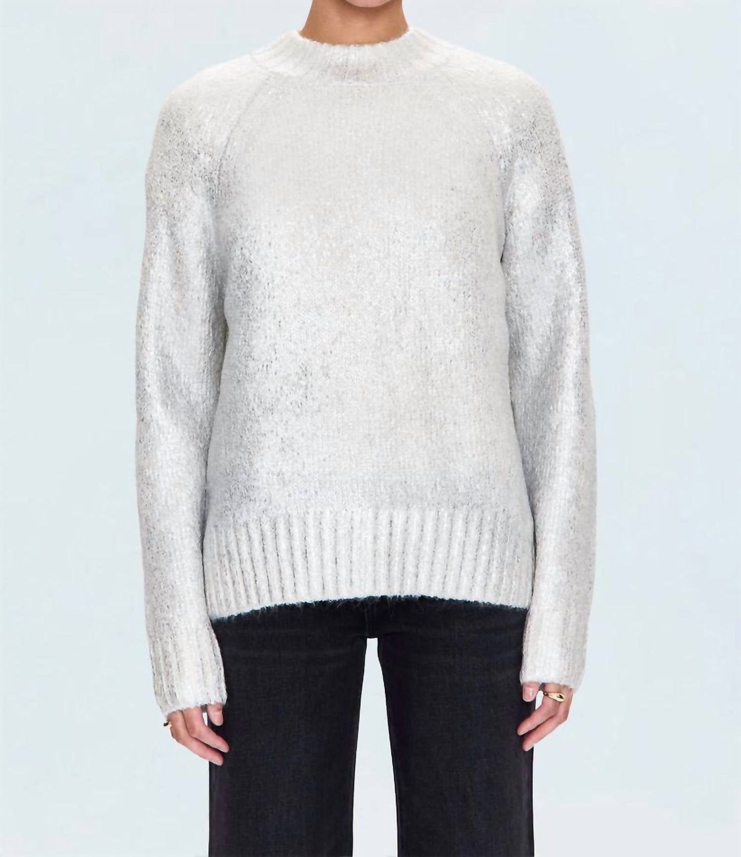 Pistola - Ilana Mock Neck Raglan Sleeve Pullover Sweater