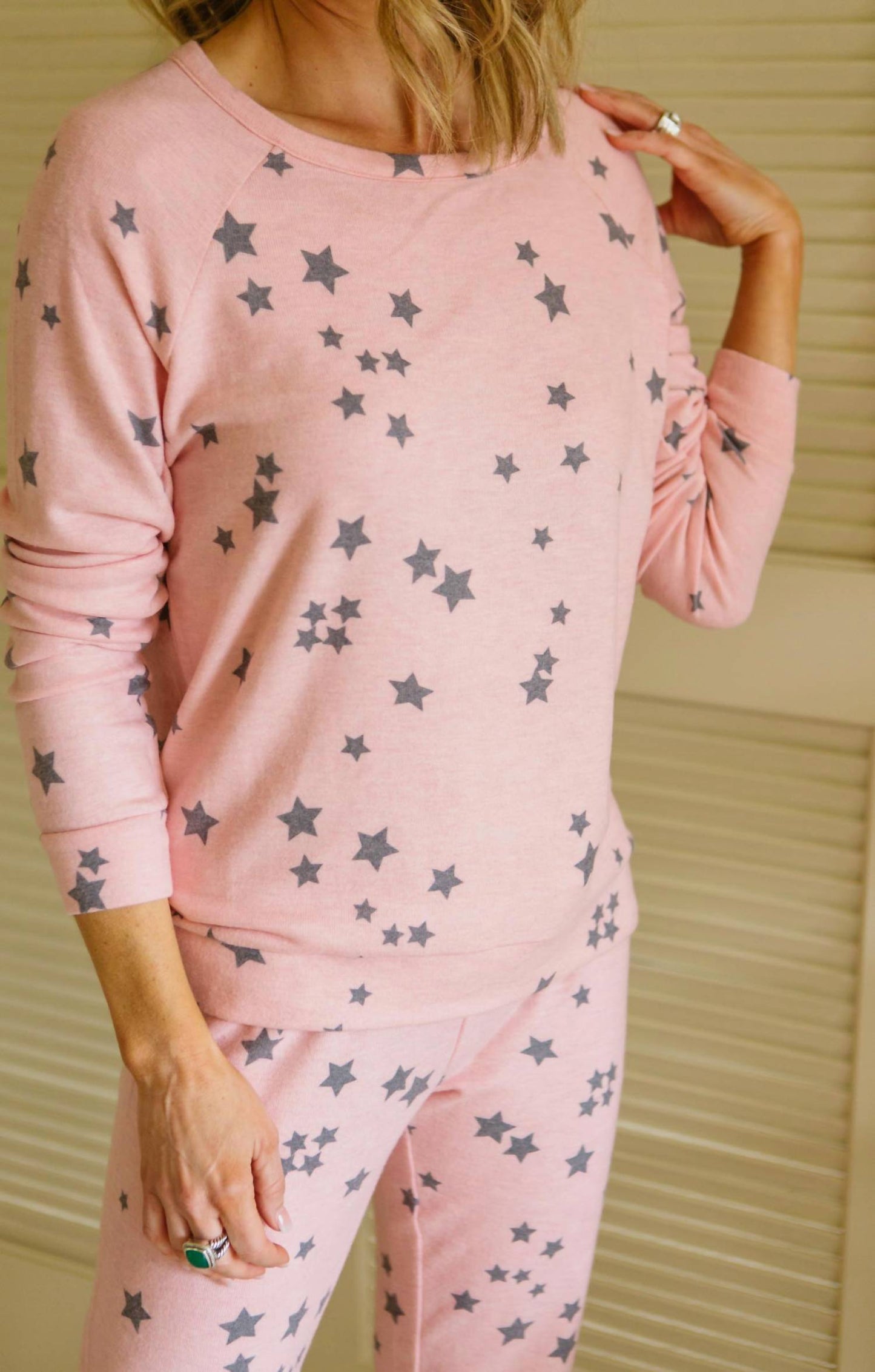 Pj Salvage - Peachy Party Long Sleeve Tee