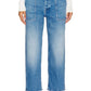 Mother - Patch Pocket Private Flood Wide Straight Leg Jean