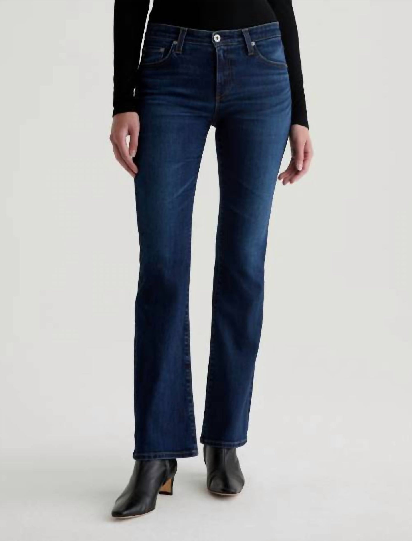 Ag Jeans - Angel Vapor Wash Low-rise Bootcut Jeans