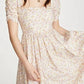 Free People - She’s A Dream Floral Powder Combo Maxi Dress
