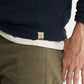 Jachs New York - Union Sherpa Lined Recycled Jacquard Henley Sweater
