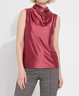 Lysse - Blusa de malha de cetim Irina