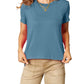 Trendsi - Full Size Round Neck Short Sleeve T-Shirt