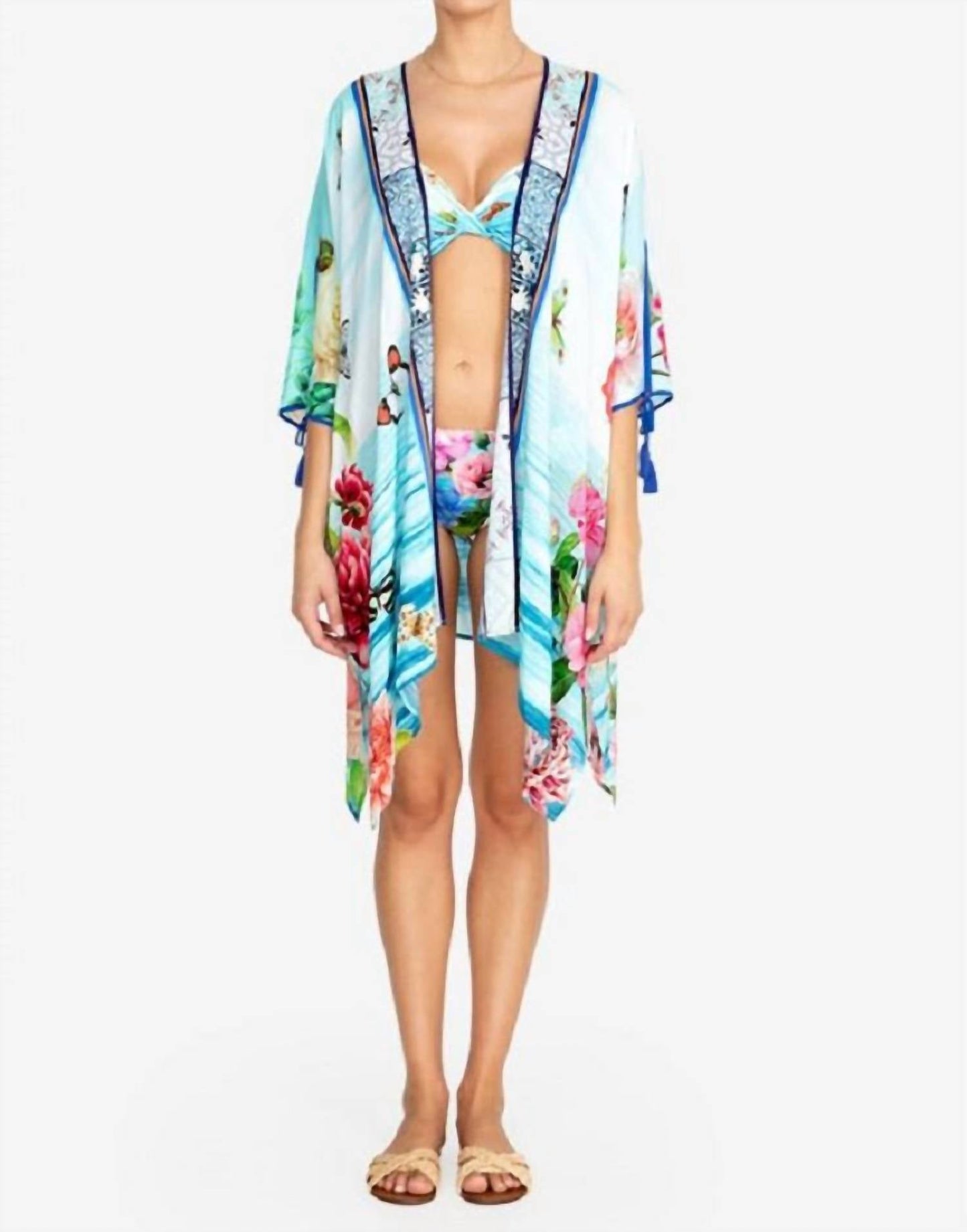 Johnny Was - Costa Azul Short Kimono Cover Up
