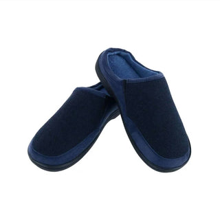 Isotoner - Tamanco masculino estilo espinha de peixe Logan