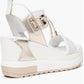 Nerogiardini - Women's Bungee Platform Wedge Sandals