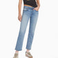 Re/Done - Mid Rise Stove Pipe Jeans