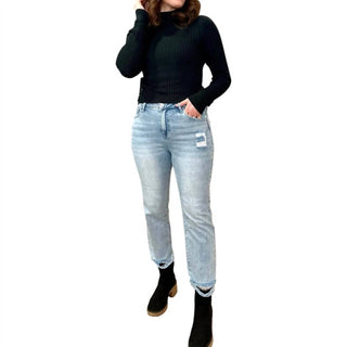 Risen - Calça Jeans Lily High Rise Slim Straight